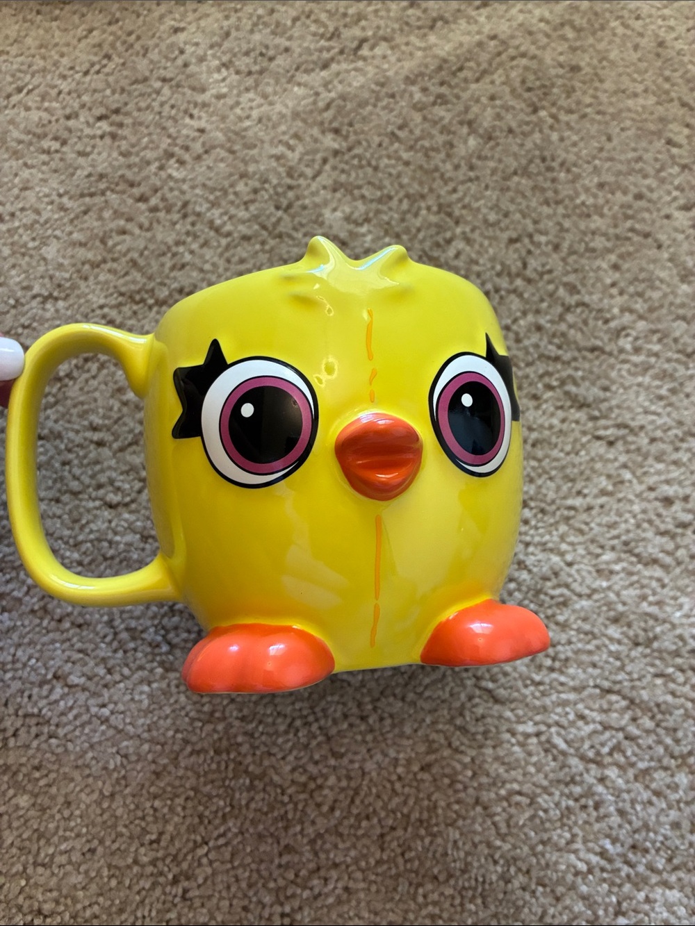Disney Pixar Toy Story 4 Ducky 3D Sculpted Jumbo Ceramic Mug 25oz